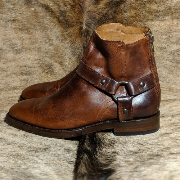 Frye Weston Harness Boots sz 9 NWOB - Picture 4 of 8